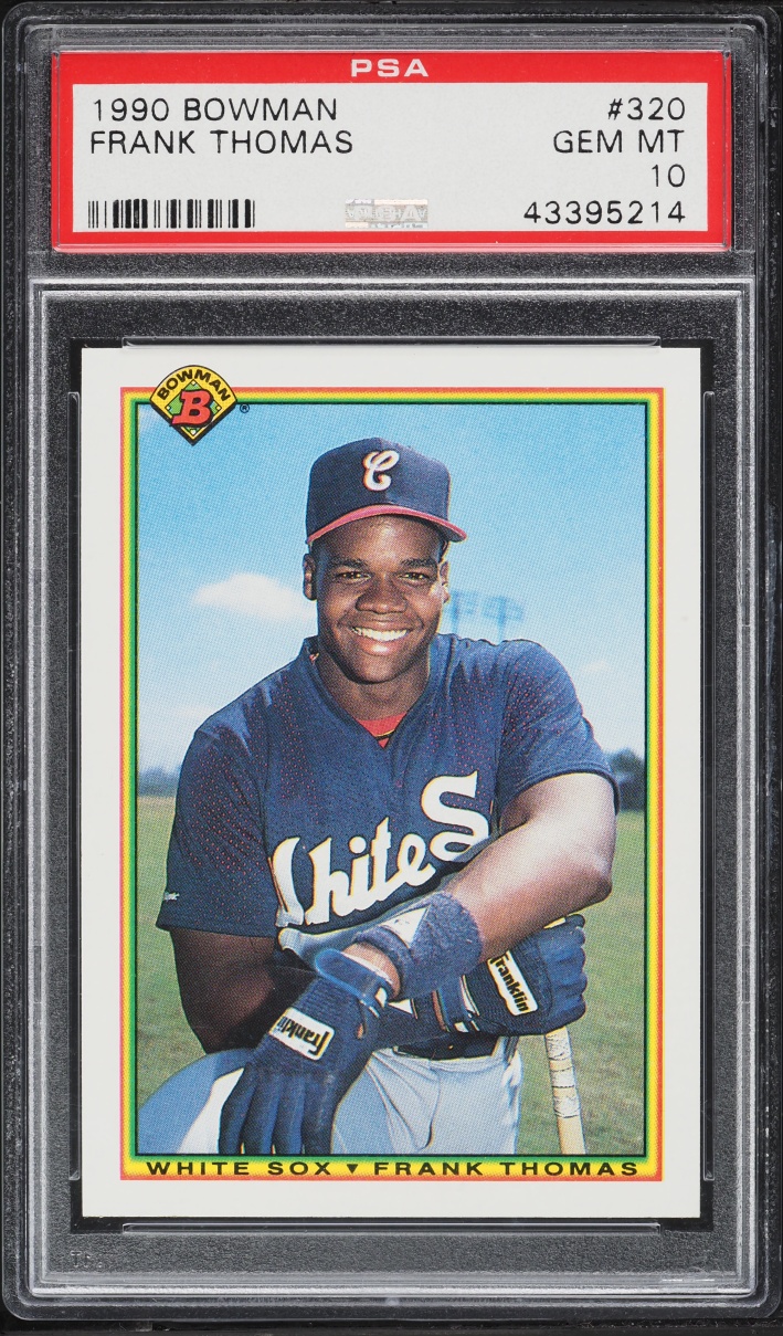 1990 Bowman Frank Thomas ROOKIE #320 PSA 10 GEM MINT