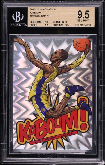 2013 Panini Innovation Kaboom! Kobe Bryant #9 BGS 9.5 GEM MINT