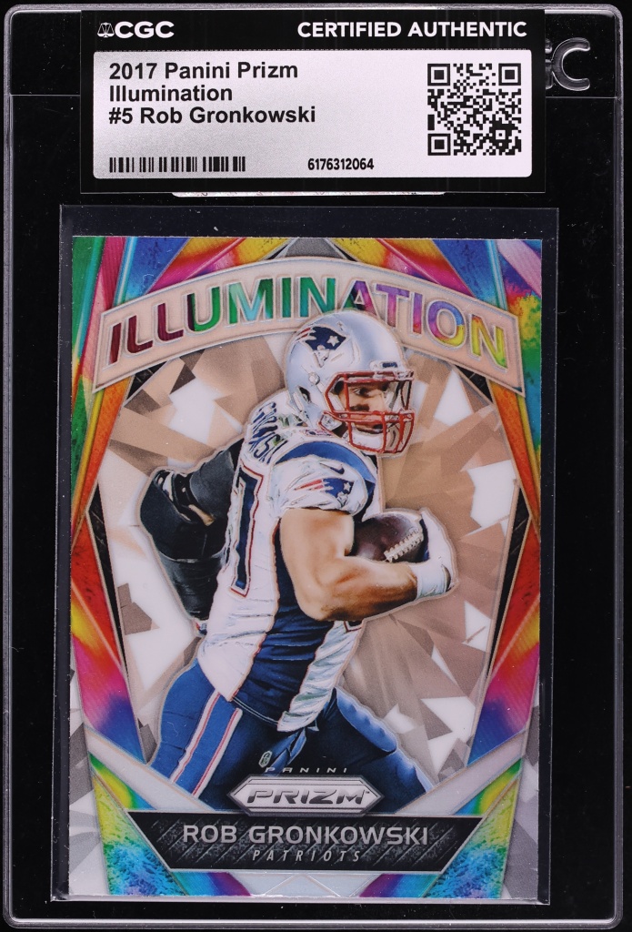 2017 Panini Prizm Illumination Rob Gronkowski #5 CGC AUTH