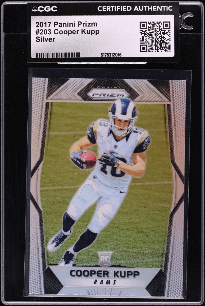 2017 Panini Prizm Silver Cooper Kupp ROOKIE #203 CGC AUTH