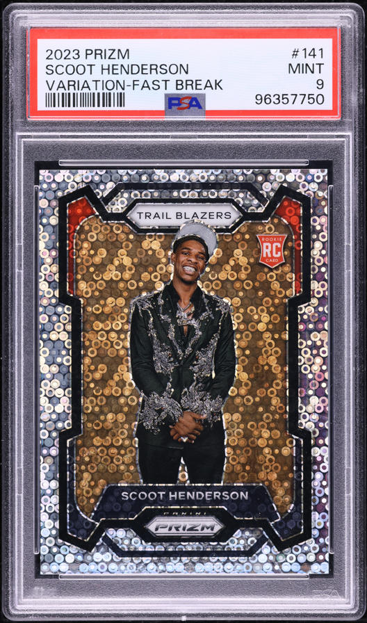 2023 Panini Prizm Silver Scoot Henderson ROOKIE #141 PSA 10
