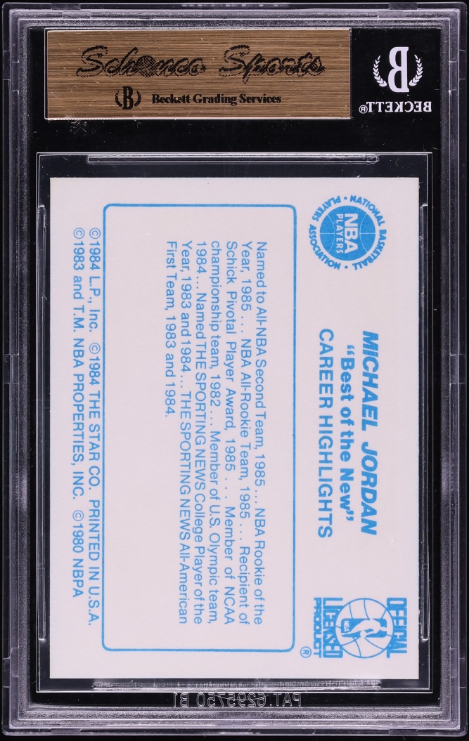1986 Star Best Of The New Old Michael Jordan ROOKIE #2 BGS 9.5 GEM MINT