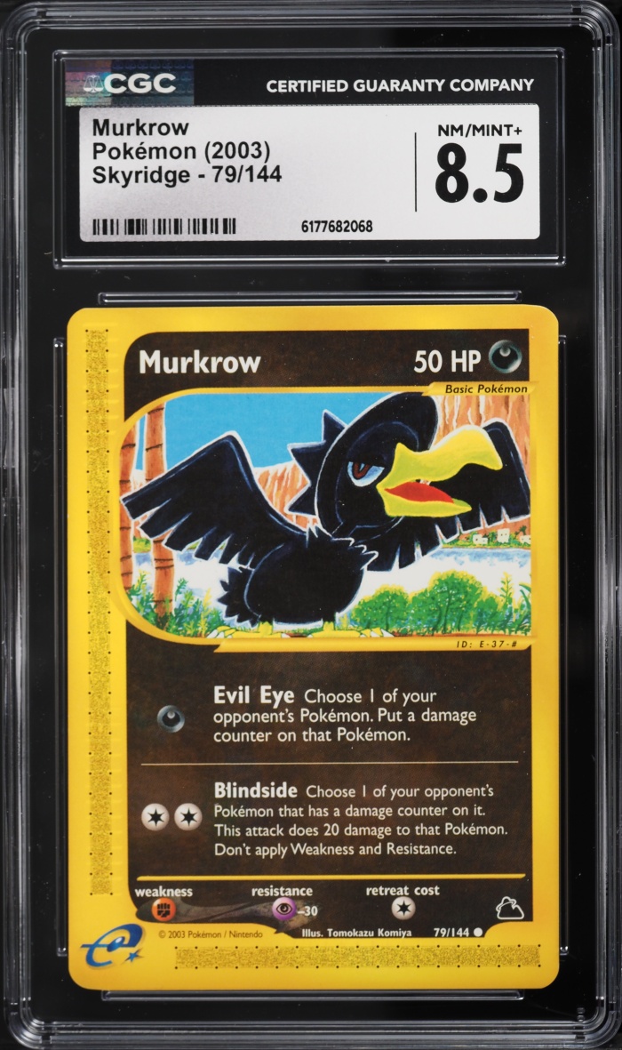 2003 Pokemon Skyridge Murkrow #79 CGC 8.5 NM-MT+