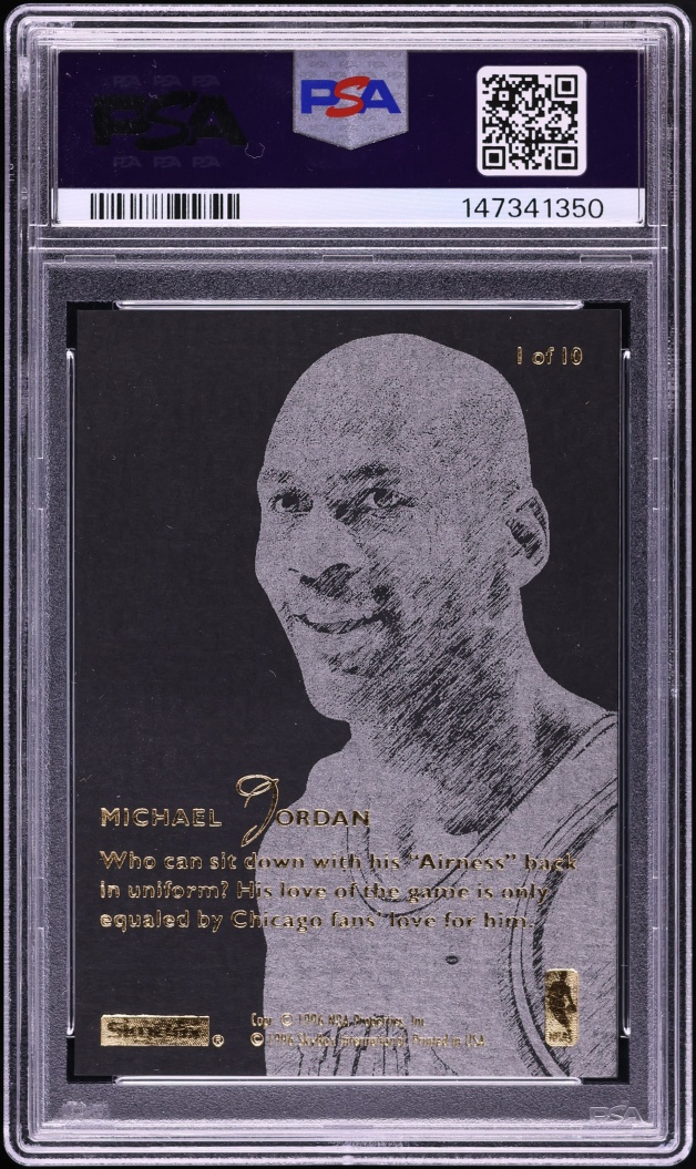 1995 Skybox E-XL Natural Born Thrillers Michael Jordan #1 PSA 9 MINT