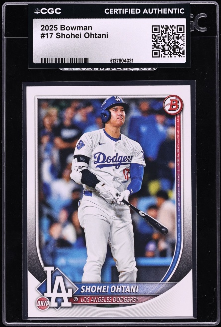2025 Bowman Shohei Ohtani #17 CGC AUTH