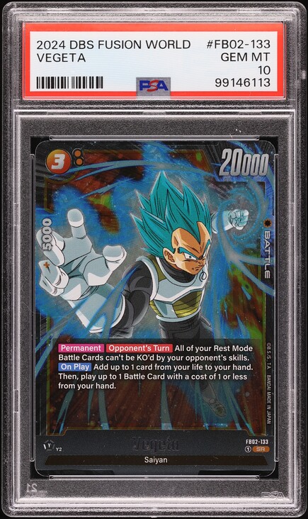 2024 DBS VEGETA トッププライズカード GameStop 2024 Dragon Ball Super Card Game Fusion World Ultimate