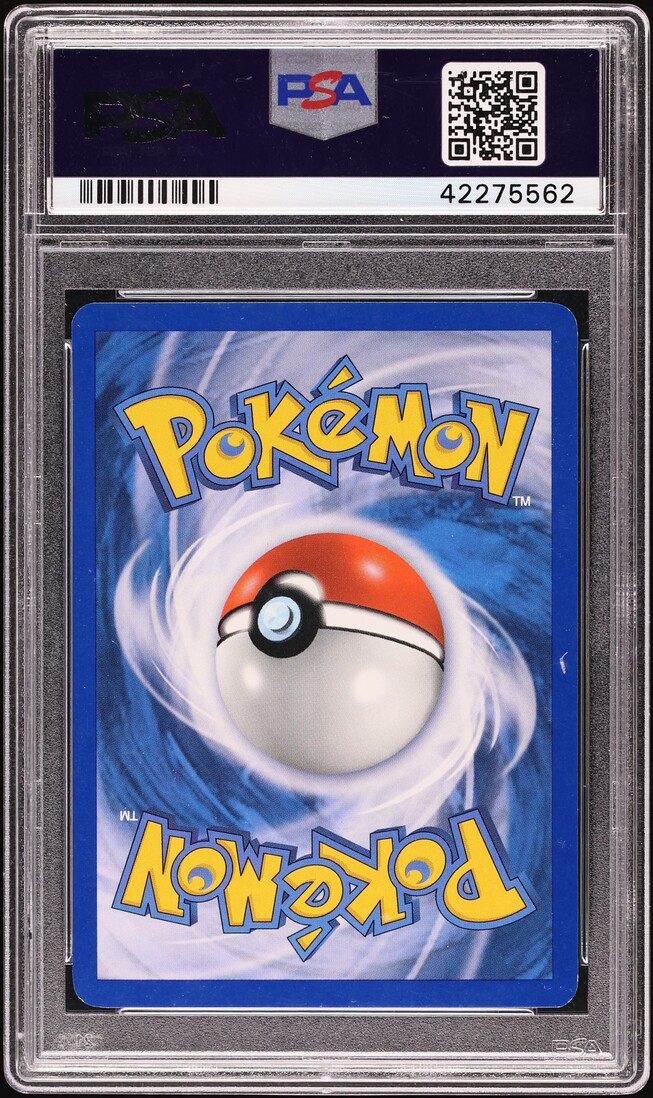 2004 Pokemon EX Team Magma Vs Aqua Reverse Holo Double Rainbow Energy Takumi Akabane AUTO PSA 8