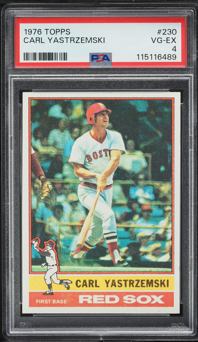 1976 Topps Carl Yastrzemski #230 PSA 4 VGEX