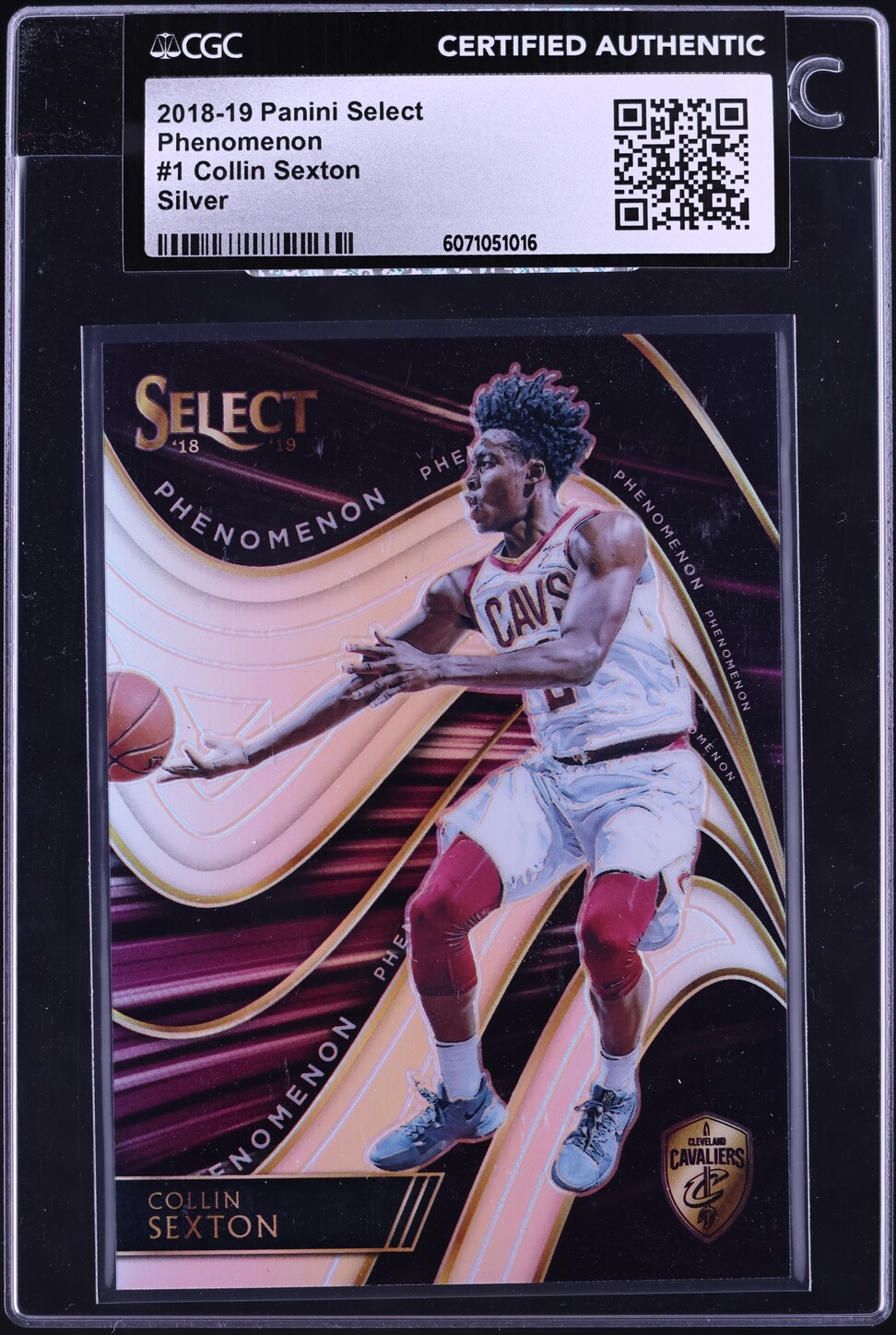 2018 Select Phenomenon Silver Collin Sexton ROOKIE /99 #1