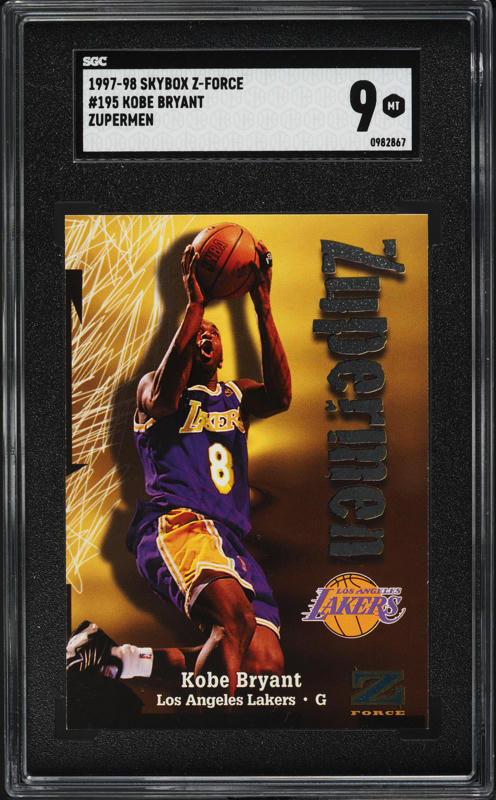 1997 Skybox Z-Force Slam Cam Kobe Bryant #1 PSA 10 GEM MINT