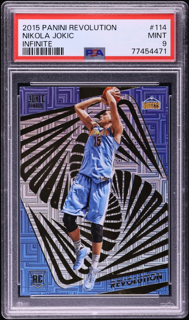 2015 Panini Revolution Infinite Nikola Jokic ROOKIE #114 PSA 9 MINT