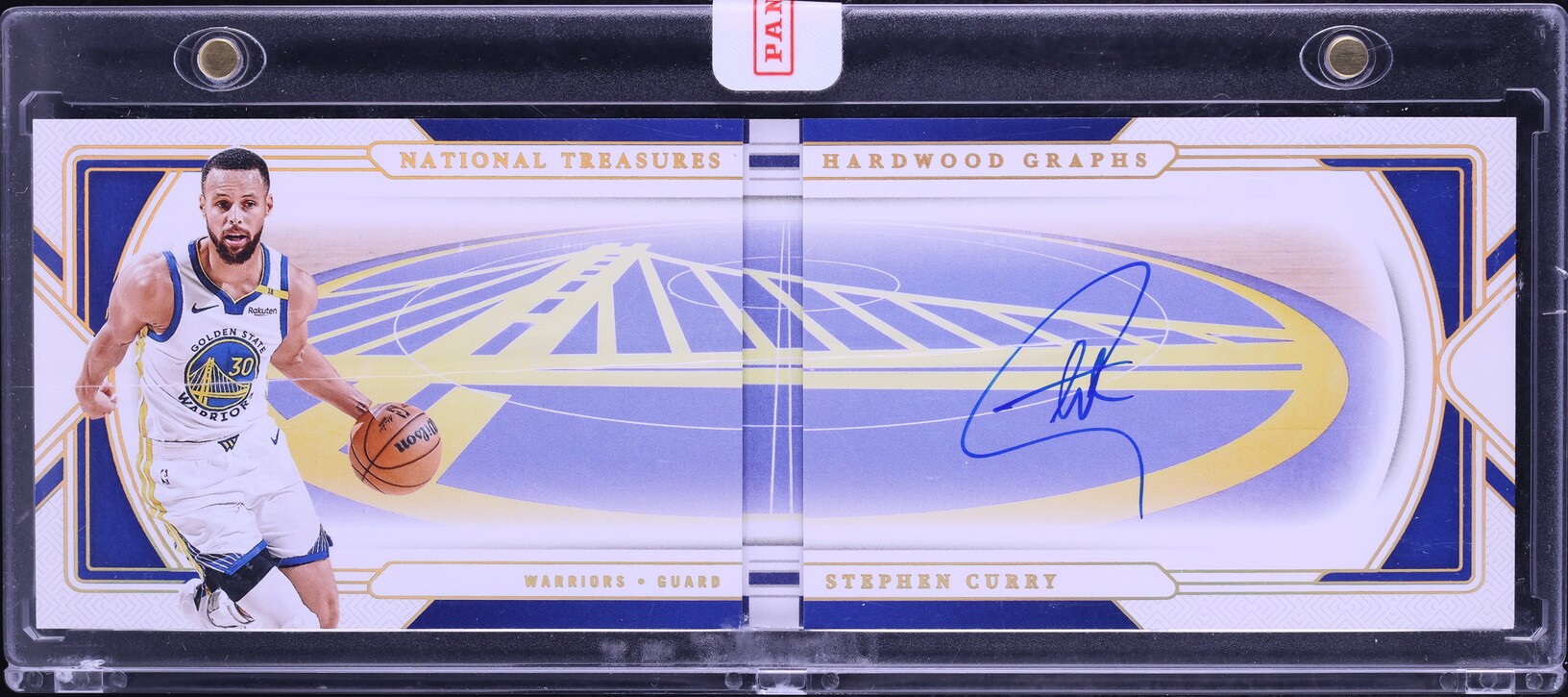 2024 National Treasures Hardwood Graphs Booklet Stephen Curry AUTO /10 #HG-CUR - Photo 1