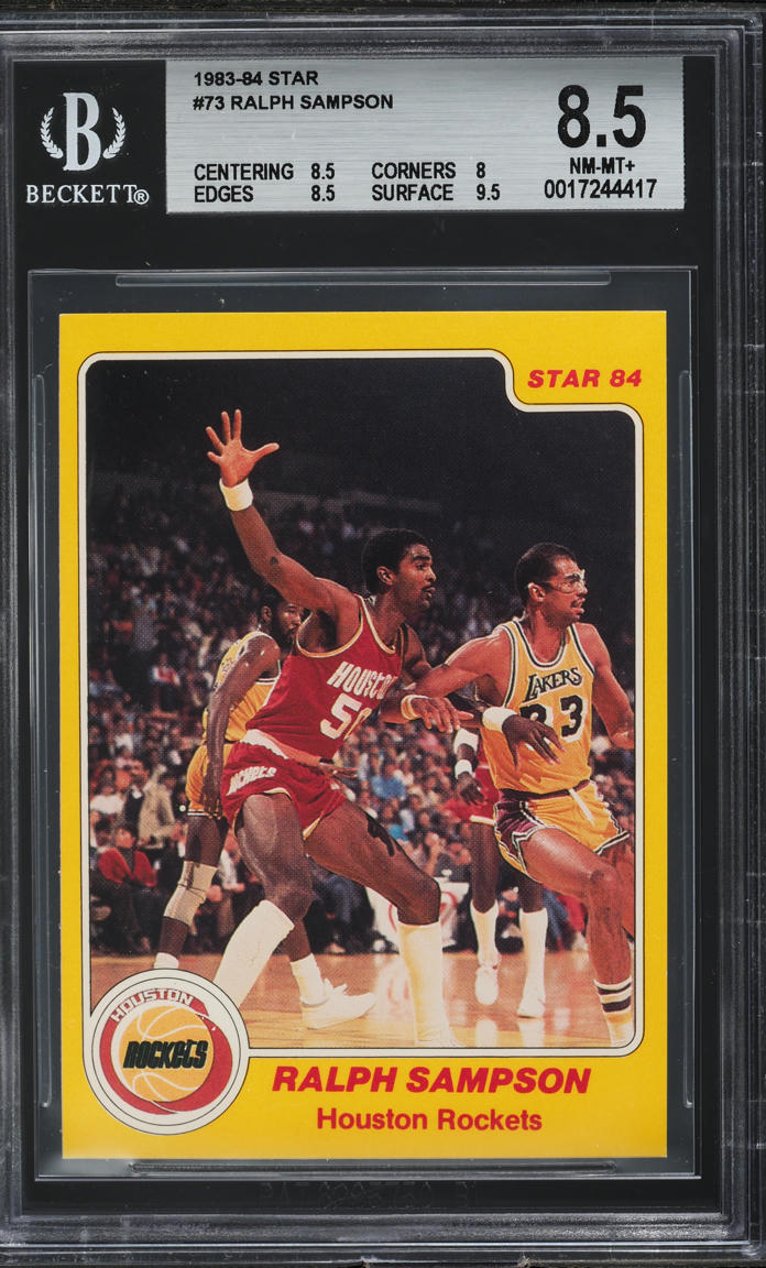 1983-84 Star Basketball Ralph Sampson ROOKIE #73 BGS 8.5 NM-MT+