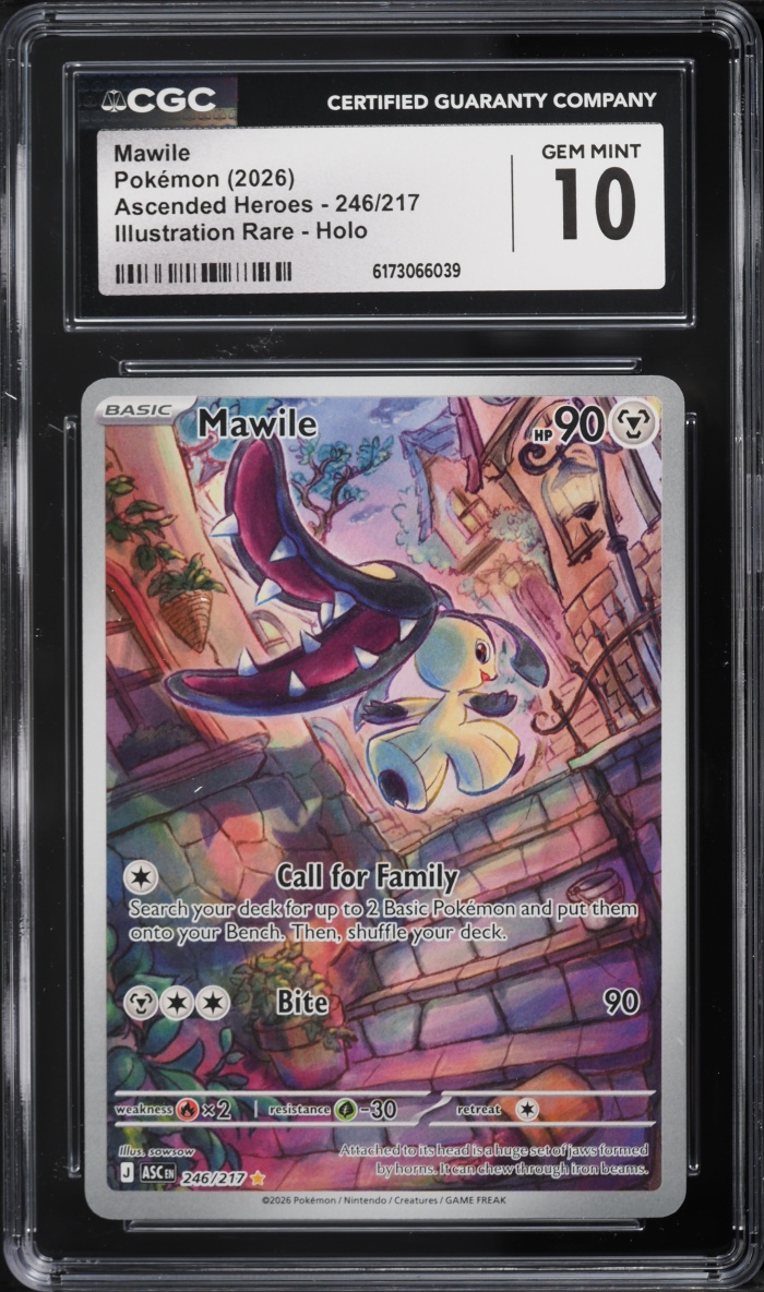 2026 Pokemon Mega Evolution Ascended Heroes IR Mawile #246 CGC 10 GEM MINT