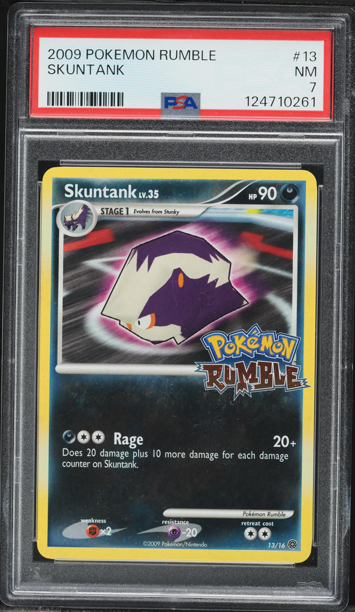 2009 Pokemon Platinum Rumble Skuntank #13 PSA 7 NRMT