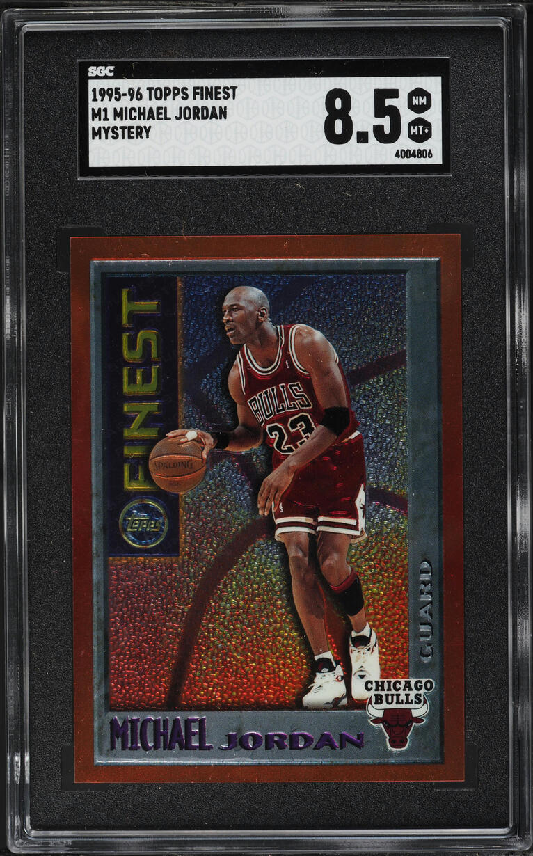 1995 Finest Mystery Michael Jordan #M1 SGC 8.5 NM-MT+