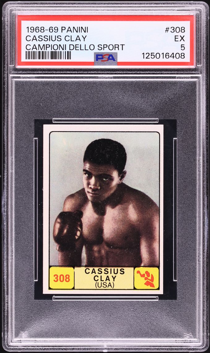 1968 Panini Campioni Dello Sport Boxing Cassius Clay Muhammad Ali #308 ...