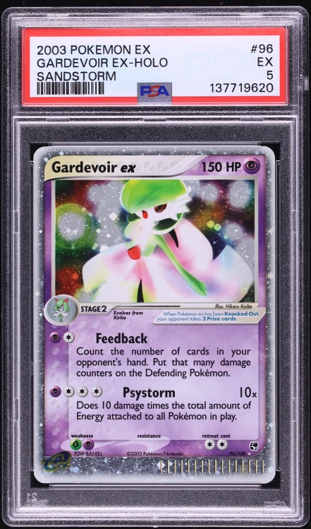 2003 Pokemon EX Sandstorm Holo Gardevoir ex #96 PSA 5 EX