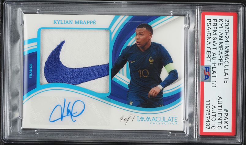 2018 Panini Prizm World Cup Kylian Mbappe ROOKIE RC #80 PSA 10 GEM