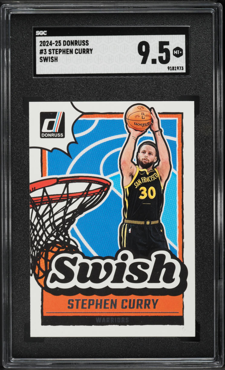 2024 Donruss Swish Stephen Curry #3 SGC 9.5 MINT+