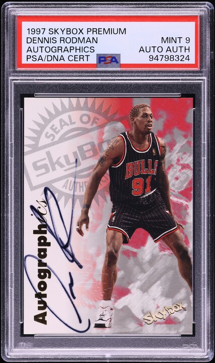 2005 SP Signature Edition Dennis Rodman Scottie Pippen AUTO /25