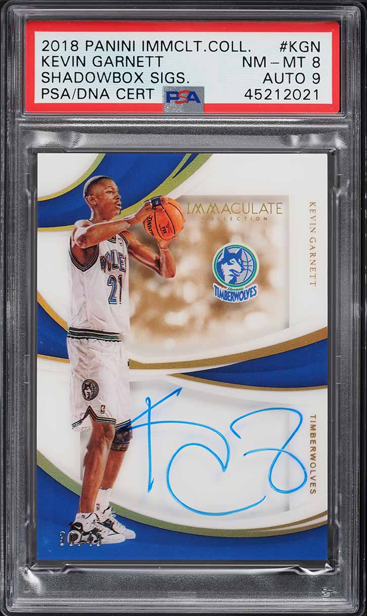 その他 KEVIN GARNETT auto psa9 1995 Metal Basketball Kevin Garnett #167 PSA 9 MINT on Fanatics