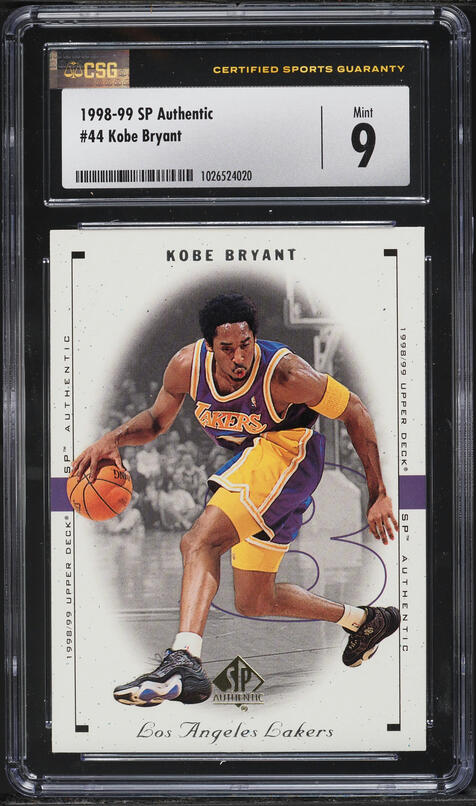 1998 Fleer Electrifying Kobe Bryant #1 PSA 9 MINT on Fanatics Collect
