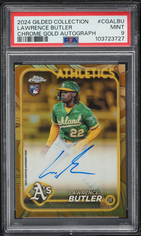 Topps - topps 199シリ ローレンス・バトラー　　LAWRENCE BUTLER 🔥Lawrence Butler 2024 Topps Chrome Sapphire RC Auto /199