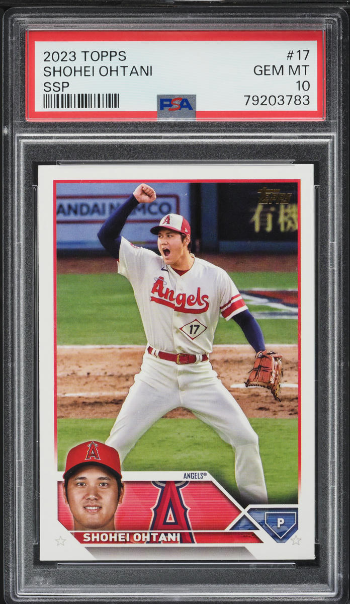 2023 Topps Photo Variation Shohei Ohtani SSP #17 PSA 10 GEM MINT
