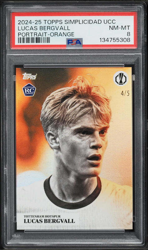 2024 Topps Simplicidad UEFA Club Competitions Portrait Orange