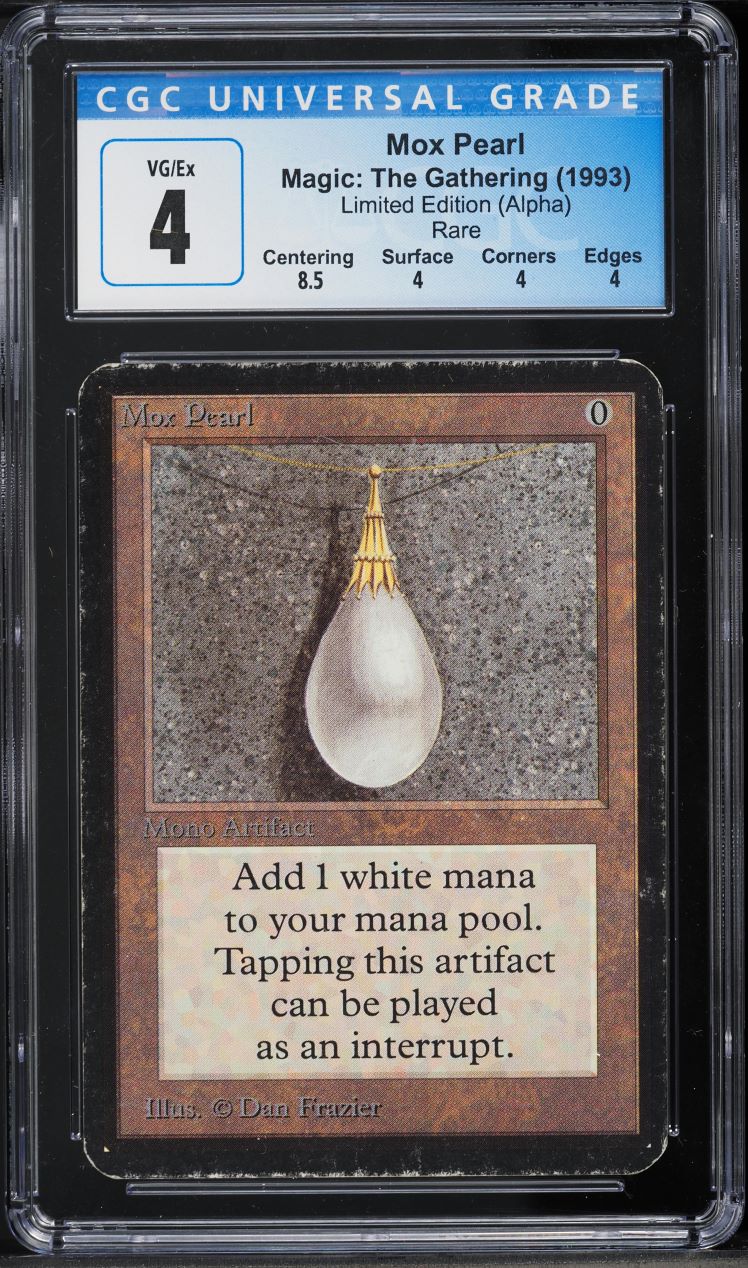 1993 Magic The Gathering MTG Alpha Mox Jet PSA 10 GEM MINT on