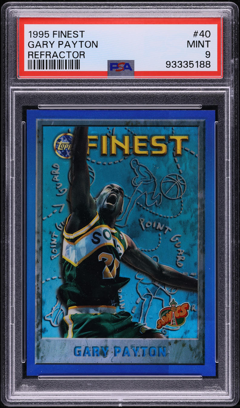 1995 Finest Refractor Gary Payton #40 PSA 9 MINT