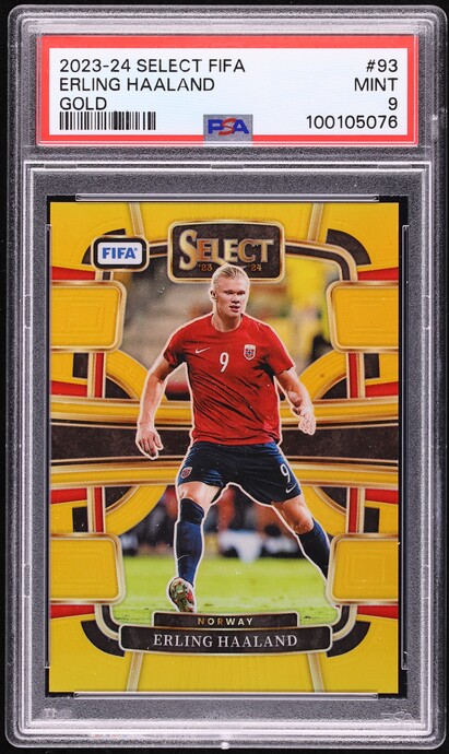 2019 Topps Chrome UEFA Champions League Green Refractor Erling