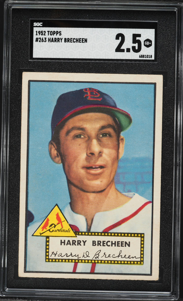 1952 Topps Harry Brecheen #263 SGC 2.5 GD+