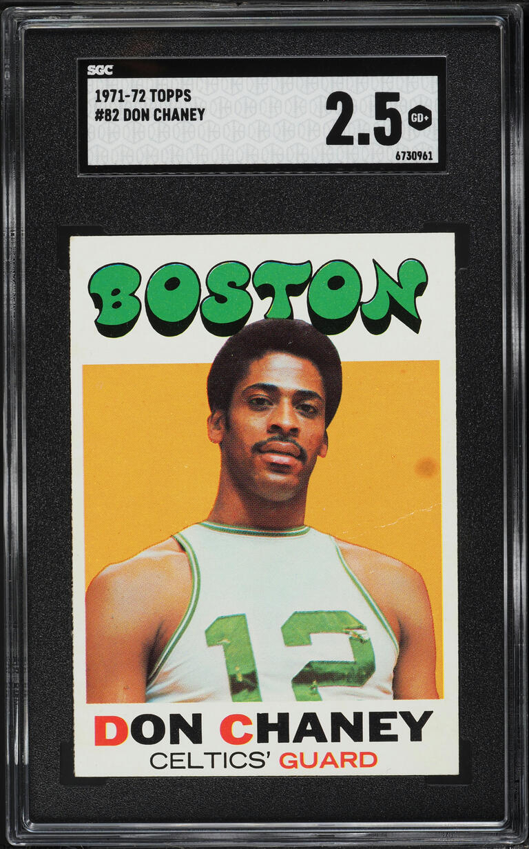 1971 Topps Basketball Don Chaney #82 SGC 2.5 GD+