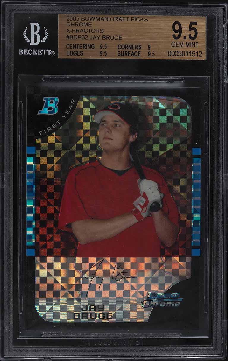 2005 Topps Chrome Black Refractor Jay-Z /399 #217 PSA 8 NM-MT on