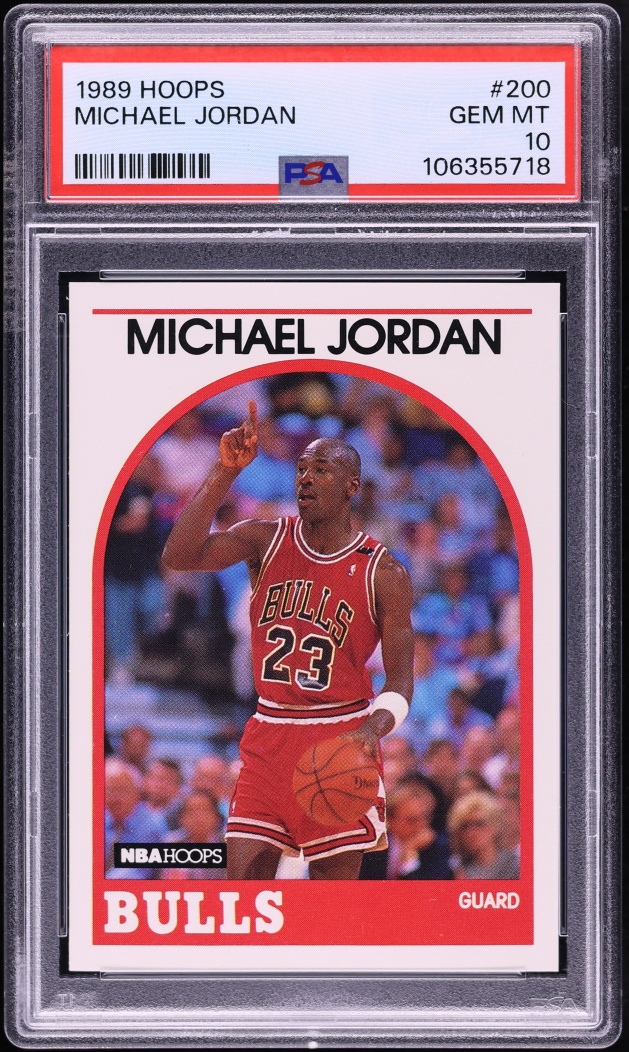 1989 Hoops Michael Jordan #200 PSA 10 GEM MINT