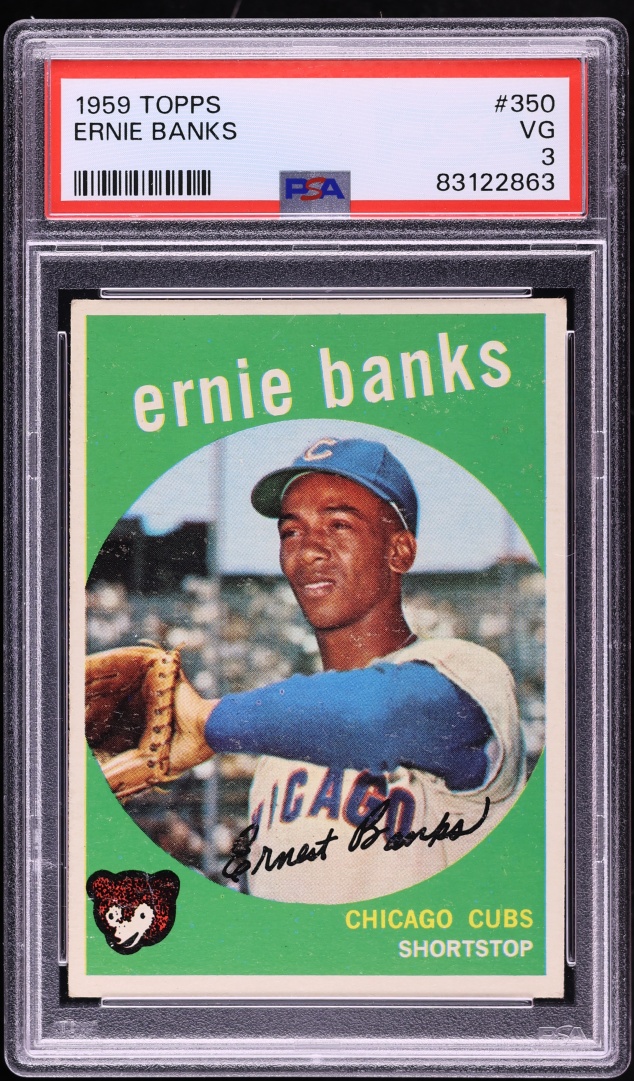 1959 Topps Ernie Banks #350 PSA 3 VG