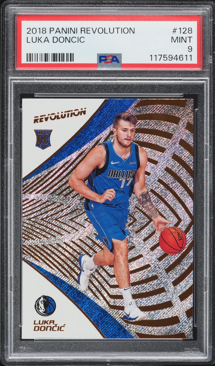 2018 Panini Revolution Luka Doncic ROOKIE #128 PSA 9 MINT