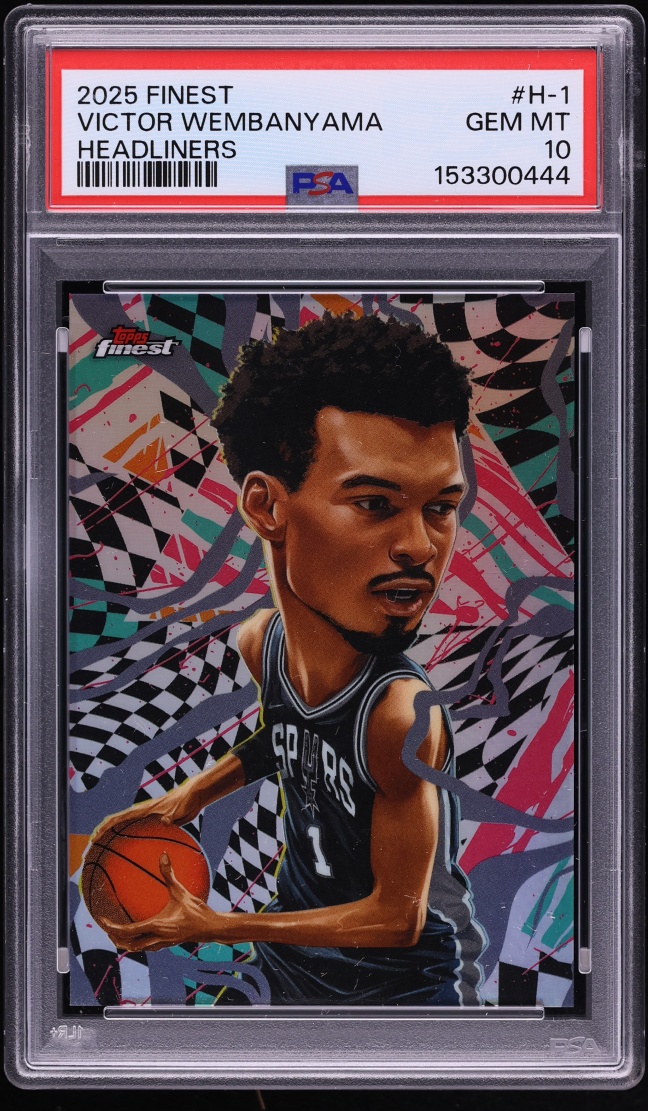 2025 Finest Headliners Victor Wembanyama #H-1 PSA 10 GEM MINT