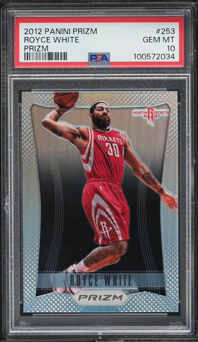 2012 Panini Prizm Silver Royce White ROOKIE #253 PSA 10 GEM MINT