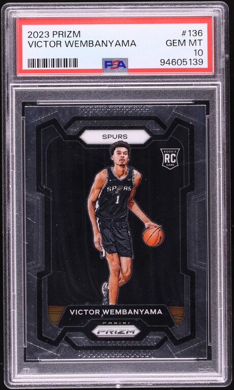 その他 2023 PANINI INSTANT WEMBANYAMA PSA10 2023 Panini Instant Victor Wembanyama ROOKIE #434 PSA 10 GEM MINT