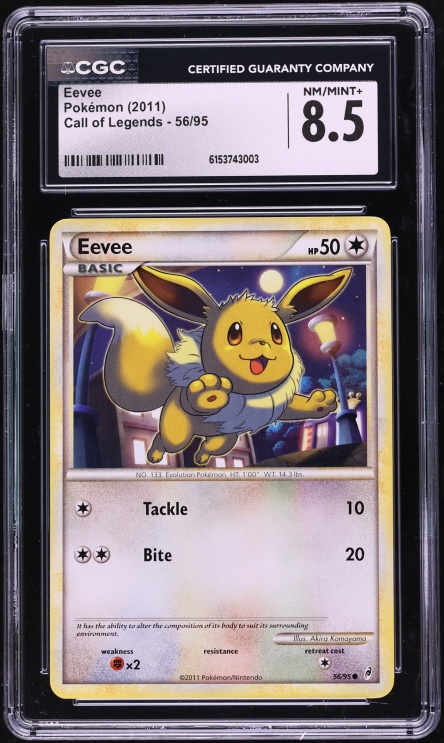 2011 Pokemon Call Of Legends Eevee #56 CGC 8.5 NM-MT+