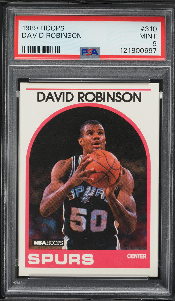 1989 Hoops David Robinson ROOKIE #310 PSA 9 MINT