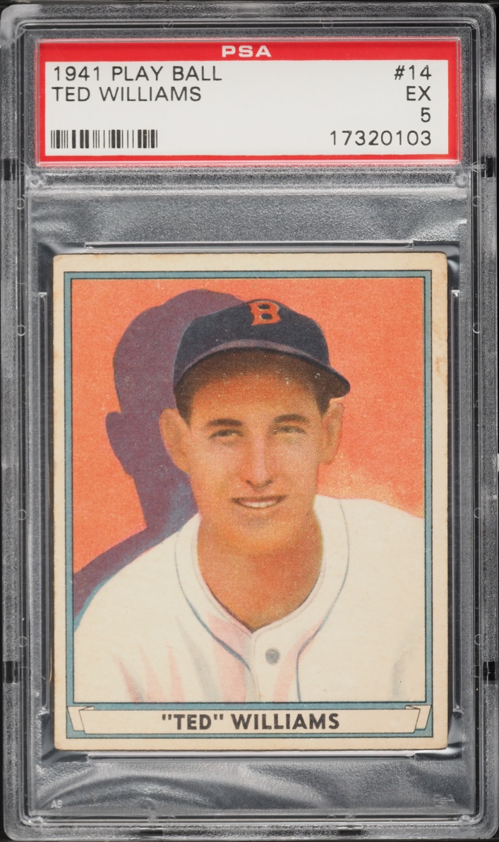 1941 Play Ball Ted Williams #14 PSA 5 EX
