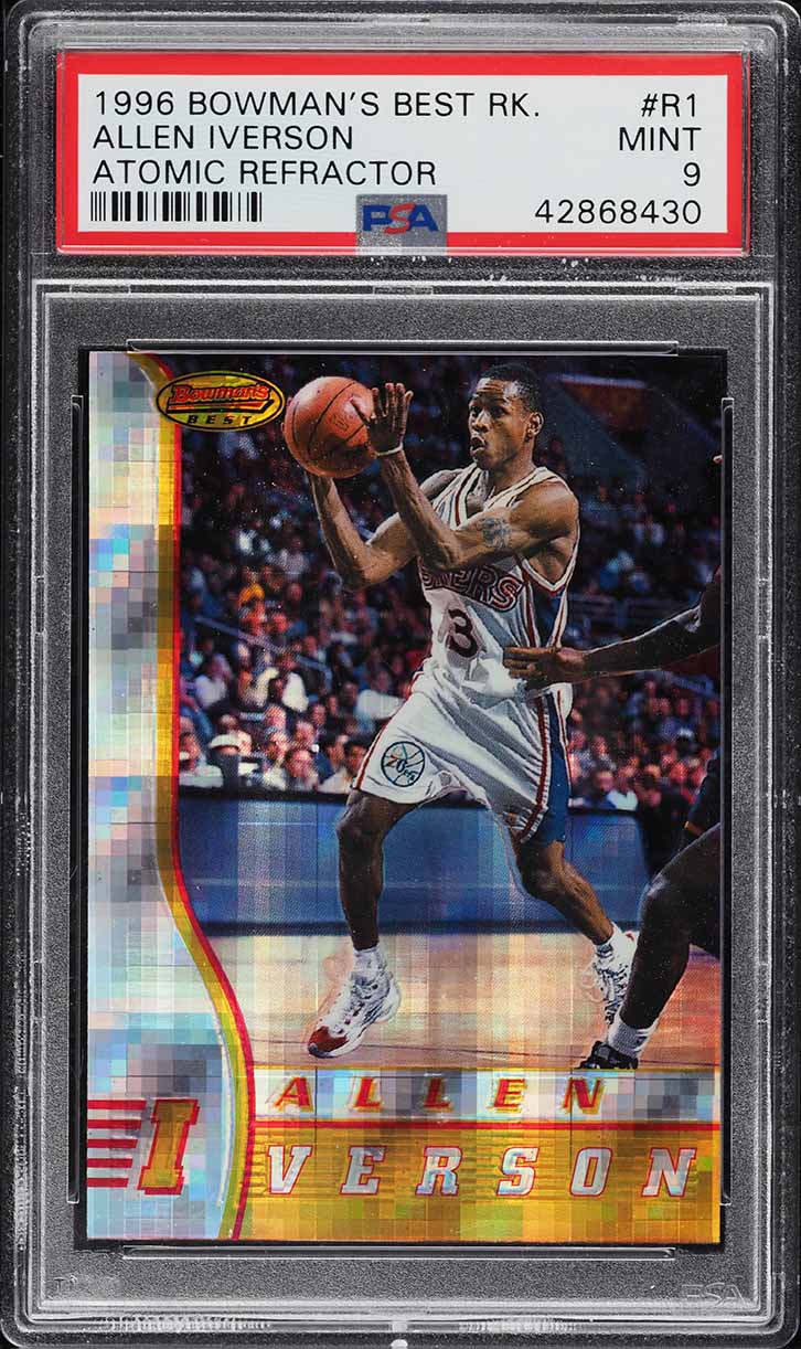 1996 Bowman's Best Atomic Refractor Kobe Bryant ROOKIE #R23