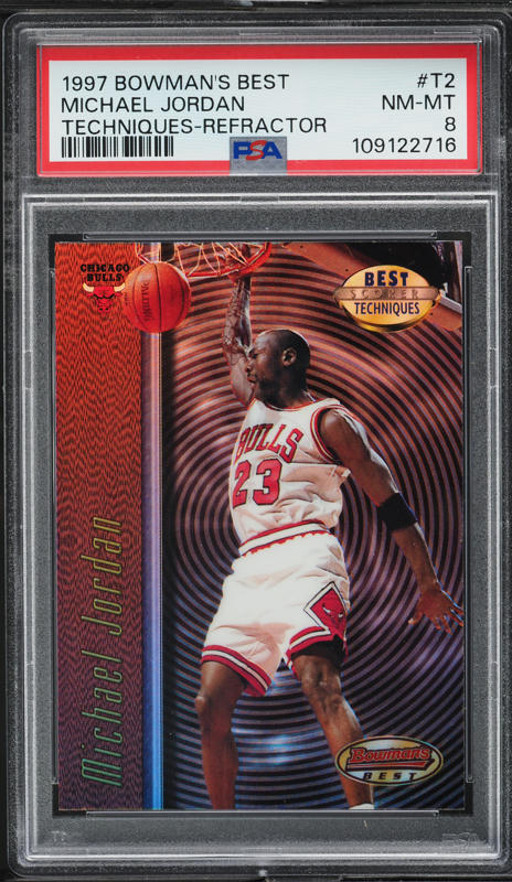 1997 Bowman's Best Techniques Refractor Michael Jordan #T2
