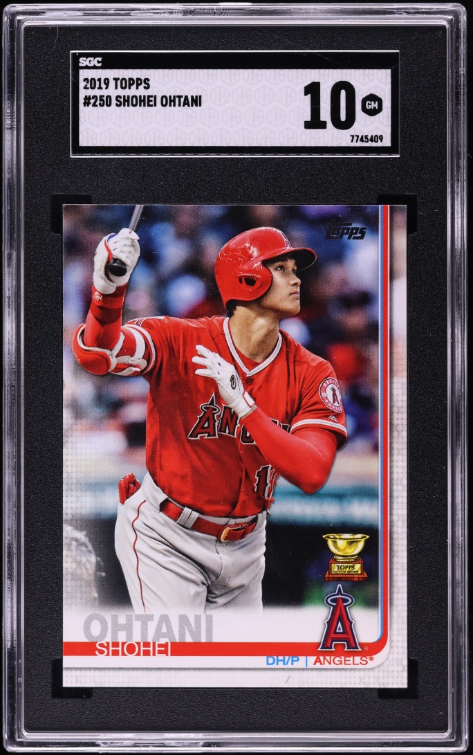 2019 Topps Shohei Ohtani #250 SGC 10 GEM MINT
