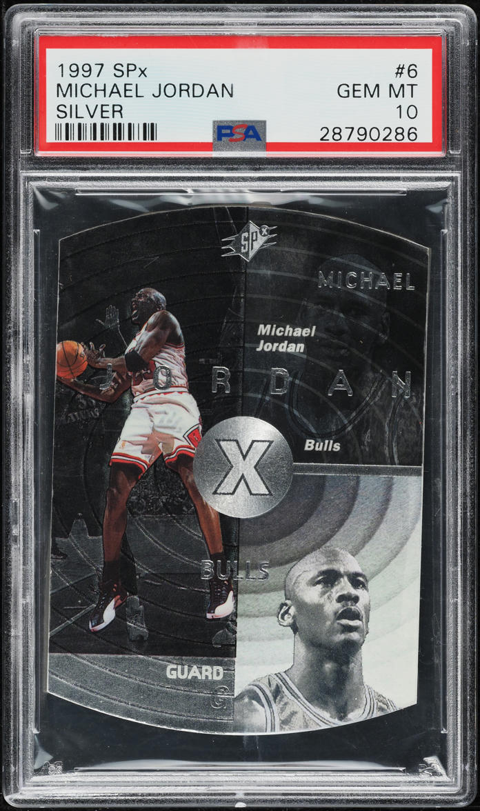 1997 SPx Silver Michael Jordan #6 PSA 10 GEM MINT