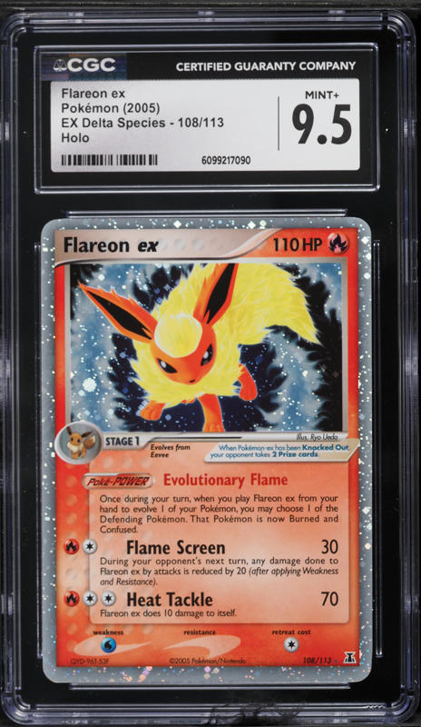 2016 Pokemon XY Generations Radiant Collection Flareon EX #RC6 PSA